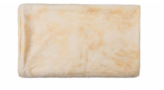Faux Fur Throw 50"x60", Faux Rabbit Beige
