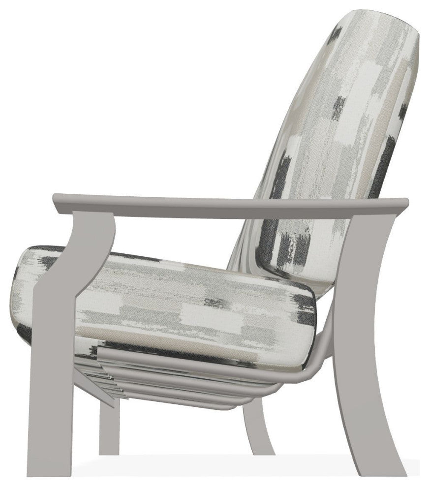St. Catherine Deep Seat 3-Seat Outdoor Sofa, Dreamscape Seaglass/Warm Gray