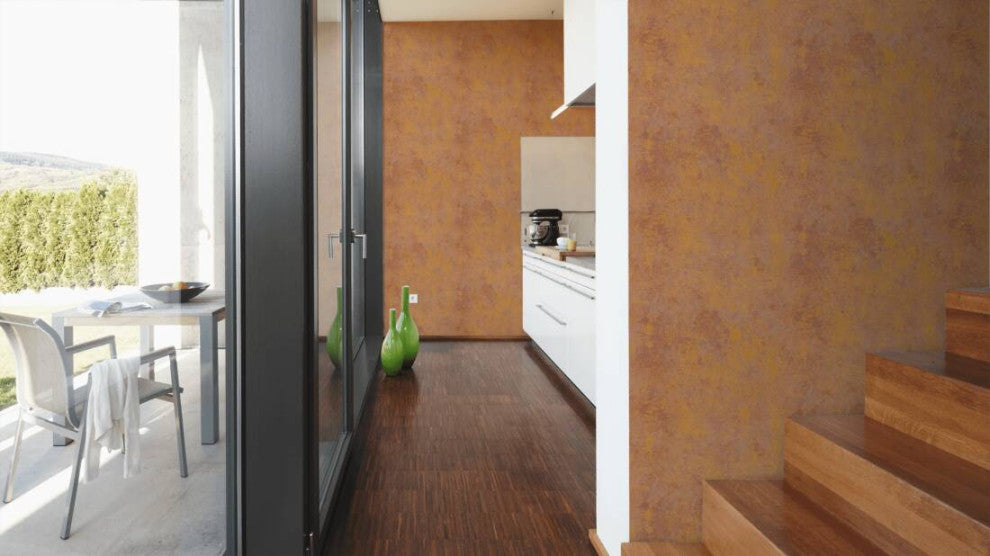 Plain Textured Wallpaper Featuring Painted Wall, Light, 374253