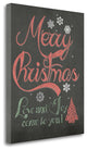 "Merry Christmas" By Jo Moulton, Giclee Print on Gallery Wrap Canvas