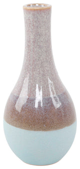 9" Ceramic Two-Tone Vase