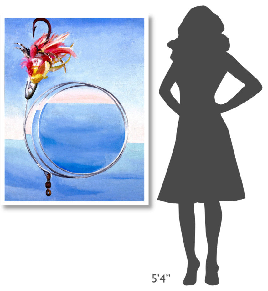 "Fishhook From Hawaii - No. I, 1939" Print by Georgia O'Keeffe, 35"x46"