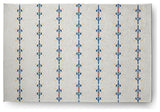 4' x 6' Jodhpur Stripe Spring Chenille Indoor/Outdoor Rug