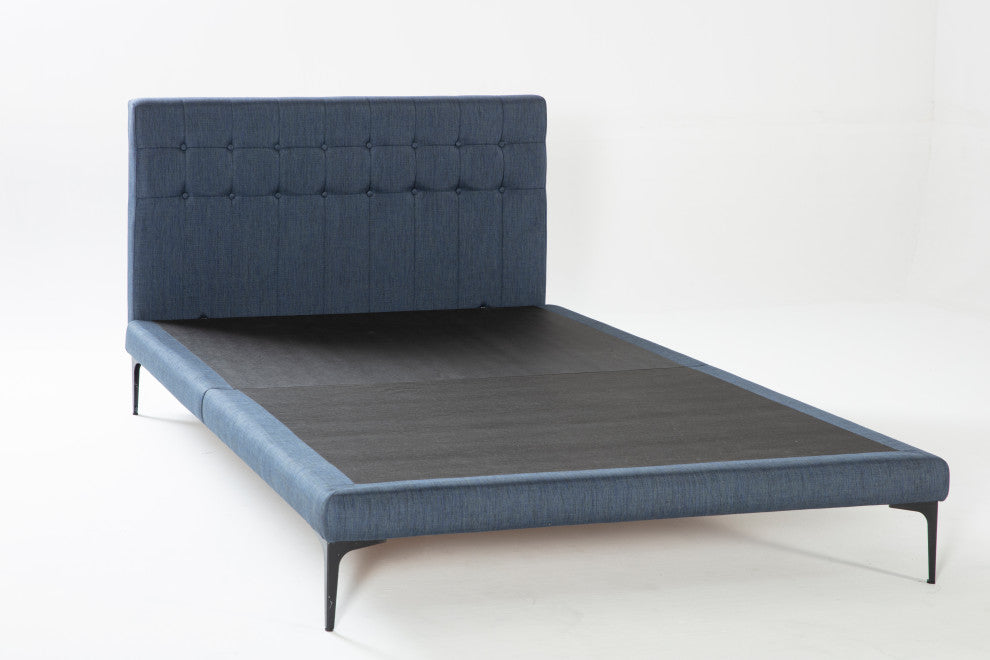 Stratton Twin Foundation & Headboard, Bell Basic Navy