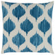 Surya Ogee SY-048 22"x22" Pillow Kit, Blue/Cream/Sky Blue