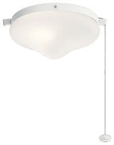 Kichler 380010MWH LED Fan Light Kit, Matte White Finish