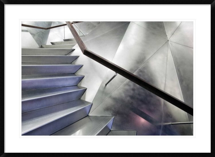 "No Right Angle" Framed Digital Print by Linda Wride, 38x27"