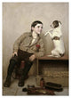 "Begging" Digital Paper Print by John George Brown, 28"x38"