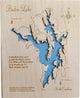 Badin Lake, North Carolina-Wood Lake Map, Small Standout