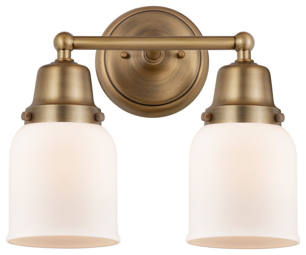 Innovations 623-2W-BB-G51 Bell 2 Light 13" Bath Vanity Light, Brushed Brass