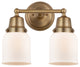 Innovations 623-2W-BB-G51 Bell 2 Light 13" Bath Vanity Light, Brushed Brass