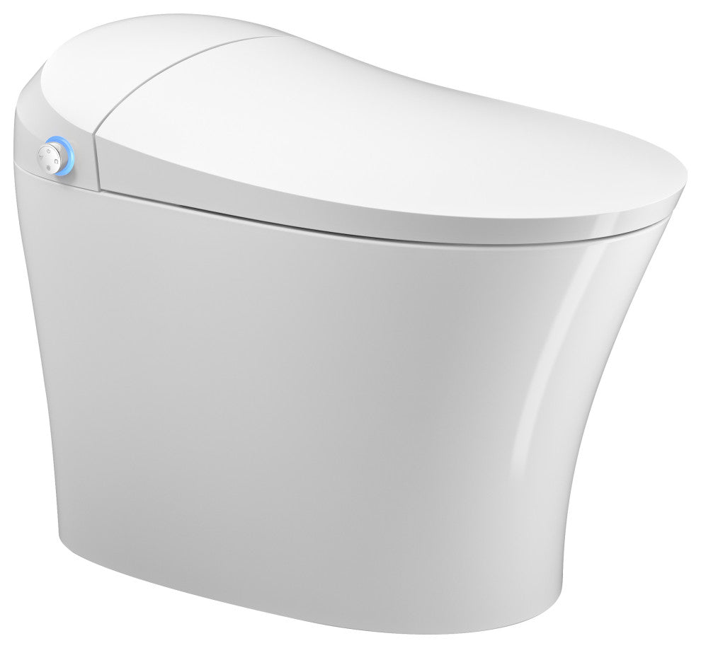 CastelloUSA New York All-In-One Smart Toilet With Bidet Seat, Simple Plus
