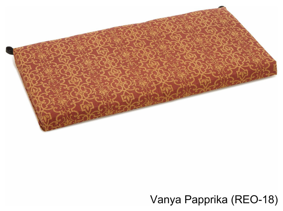42"x19" Spun Polyester Loveseat Cushion, Vanya Papprika