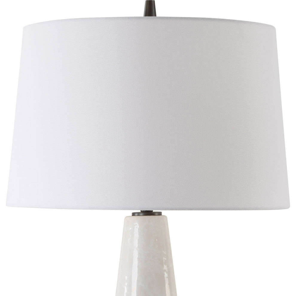 Uttermost Loire Ivory Glaze Table Lamp