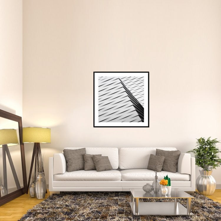 "Exhibition Hall" Framed Digital Print by Gilbert Claes, 44x44"