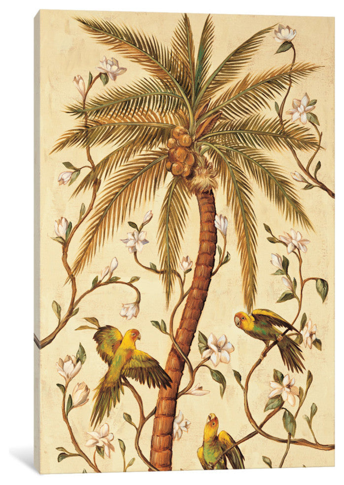"Tropical Panel I" by Rodolfo Jimenez, Canvas Print, 40x26"