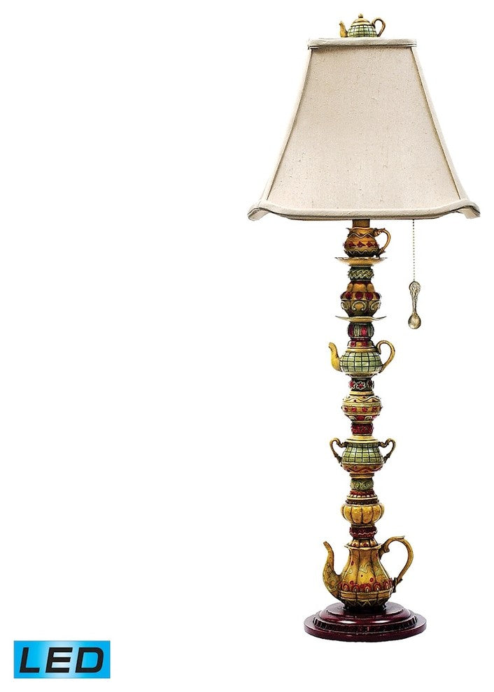 91-253-LED Tea Service LED Candlestick Lamp, Burwell Finish