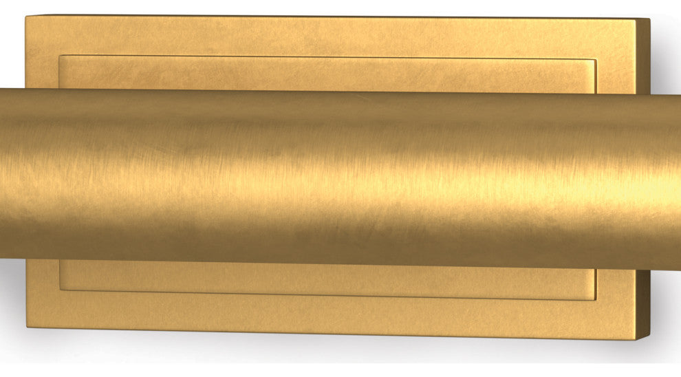 Devon Picture Light Small, Natural Brass