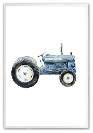Opaque White 18" x 24" Tractors, Set of 3