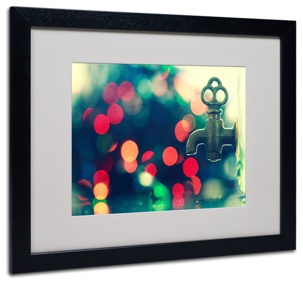 'The Magic is On' Matted Framed Canvas Art by Beata Czyzowska Young