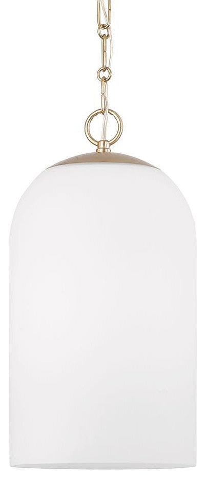 Capital Lighting 355811-554 Cleo 9"W Pendant - Matte Brass