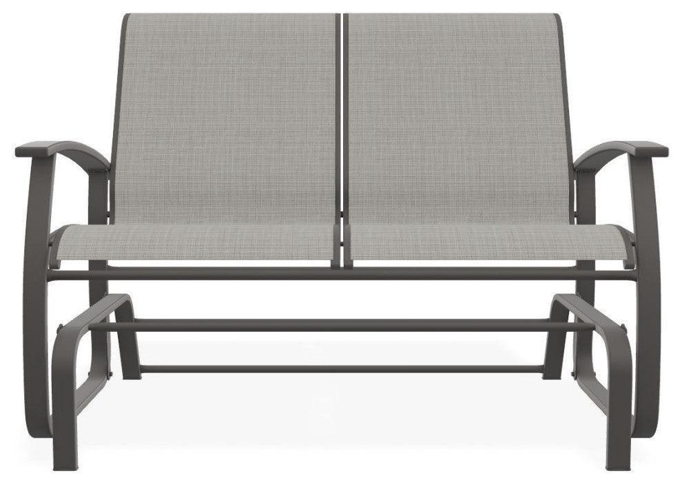 Belle Isle Sling 2-Seat Glider, Deacon/Warm Gray