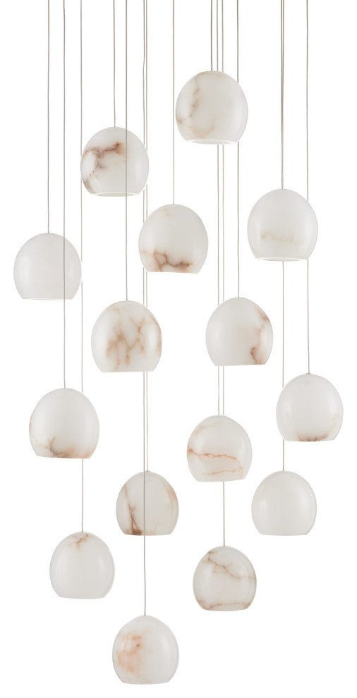 Lazio Multi-Drop Pendant, Round 15-Light