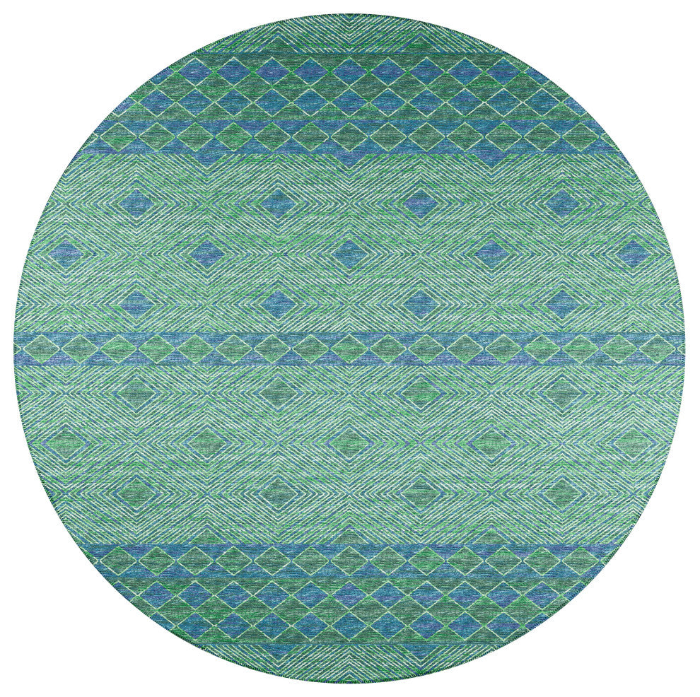 Indoor/Outdoor Sedona SN1 Irish Machine Washable 10' x 10' Round Rug