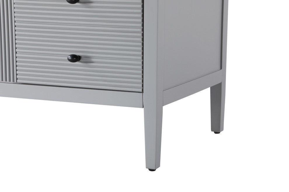 Home Living 60" Single Bathroom Vanity, Grey