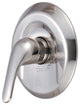 Single Handle Valve Trim Set, PVD Brushed Nickel