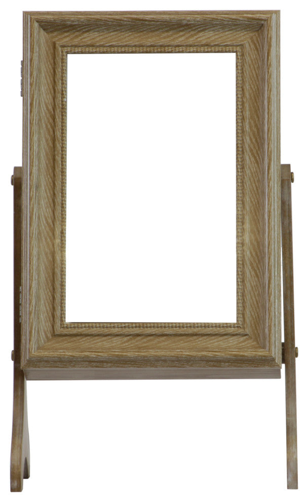 Charlotte Tabletop Jewelry Armoire, Weathered