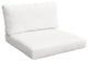 Covers for Chair Cushions 4" Thick, White