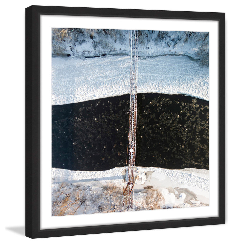 "Hazardous Crossing" Framed Print by Karolis Janulis