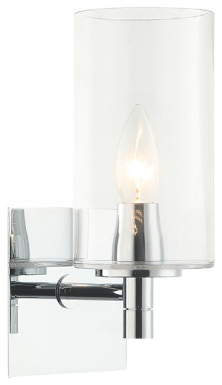 Matteo Lighting S04901CHCL Wall Sconce, Chrome Finish