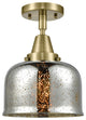 Innovations Lighting 447-1C-AB-G78 Large Bell 1 Light 8" Flush Mount