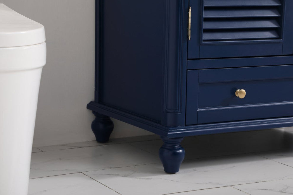 Otis 36" Single Bathroom Vanity, Blue