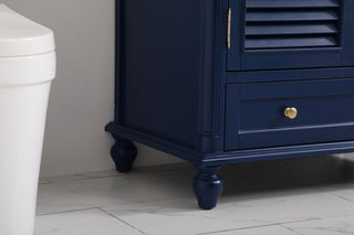 Otis 36" Single Bathroom Vanity, Blue