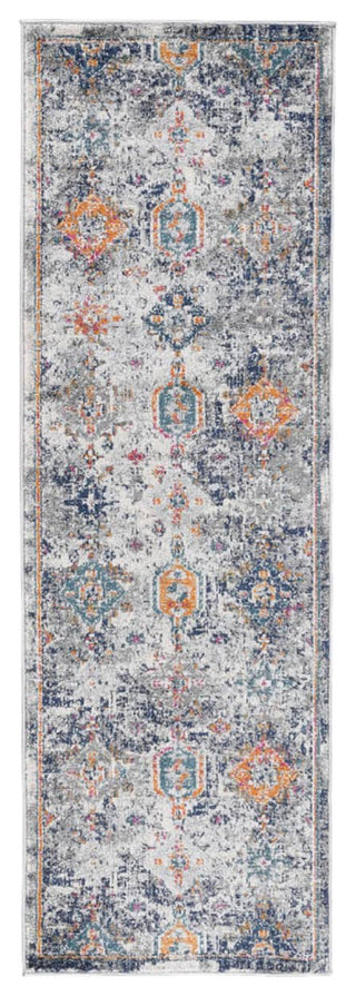 Montana Myro Runner, Blue, 2'7" x 8', Geometric