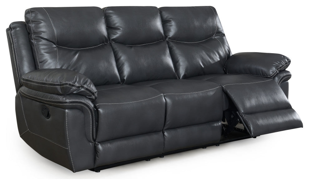 Isabella Recliner Sofa, Gray