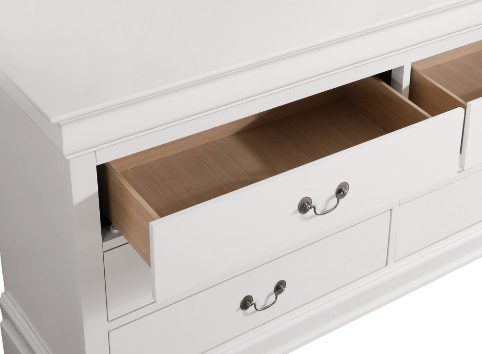 Carmet Dresser, White