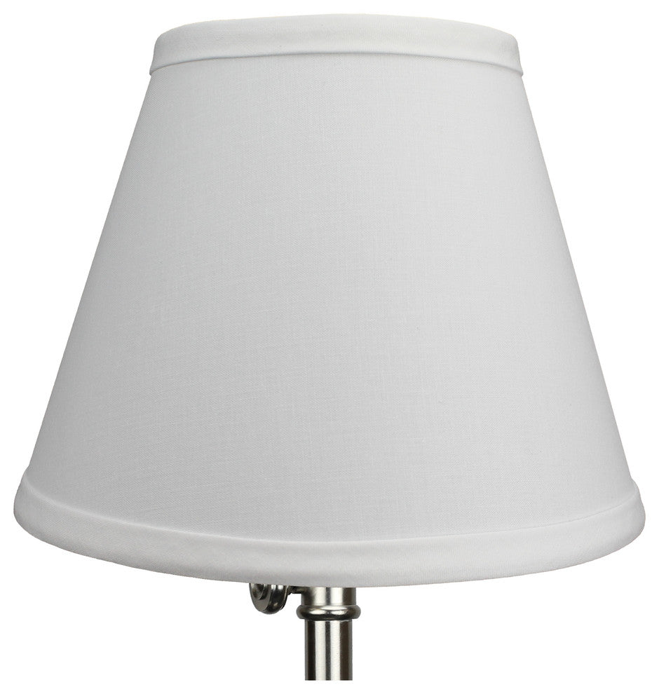 Fenchel Shades, 5"x9"x7" Spider Attachment Empire Lamp Shade, Linen