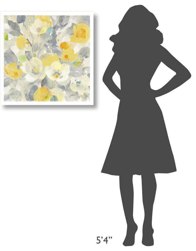 "Buttercups I" Digital Paper Print by Albena Hristova, 26"x26"