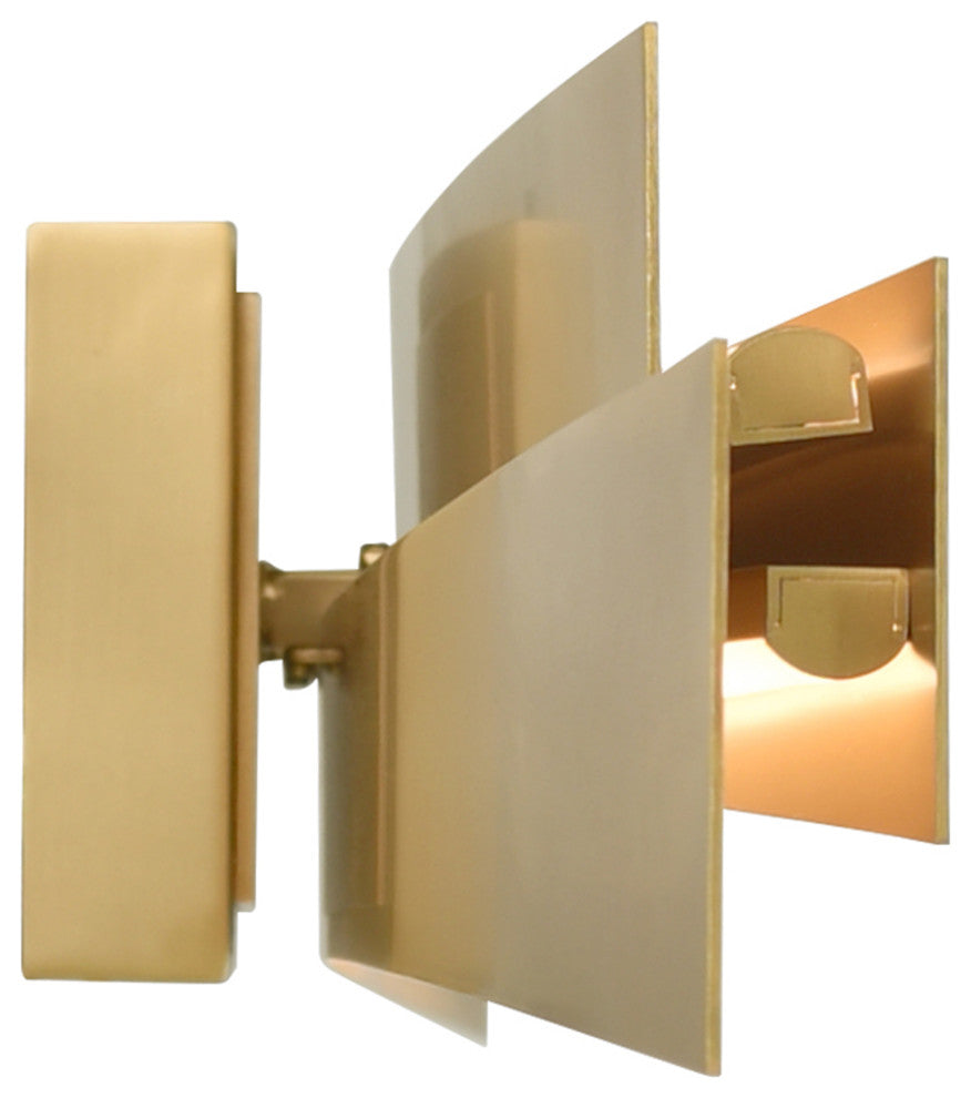 Candora Integrated LED Vanity Light, Brass, 36 Inches