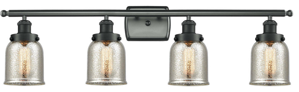 Innovations 916-4W-BK-G58-LED 4-Light Bath Vanity Light, Matte Black