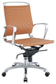 Tan Vibe Mid Back Leather Office Chair