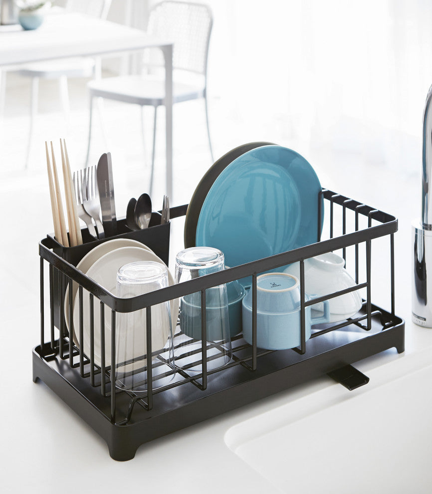 Tower Wire Dish Drainer Rack, Black