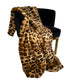 Plutus Brown Jaguar Faux Fur Luxury Throw Blanket, Throw 60"W x 90"L