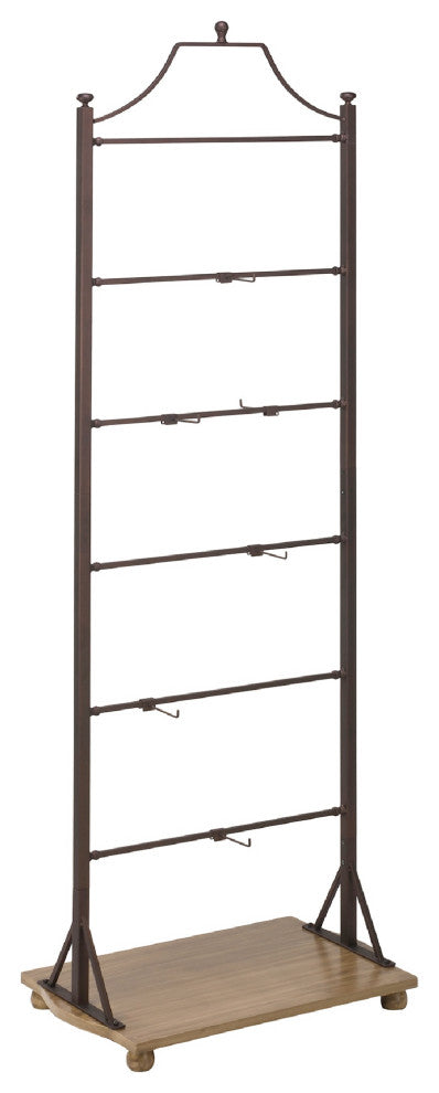 70" Bronze Ladder Metal Rack