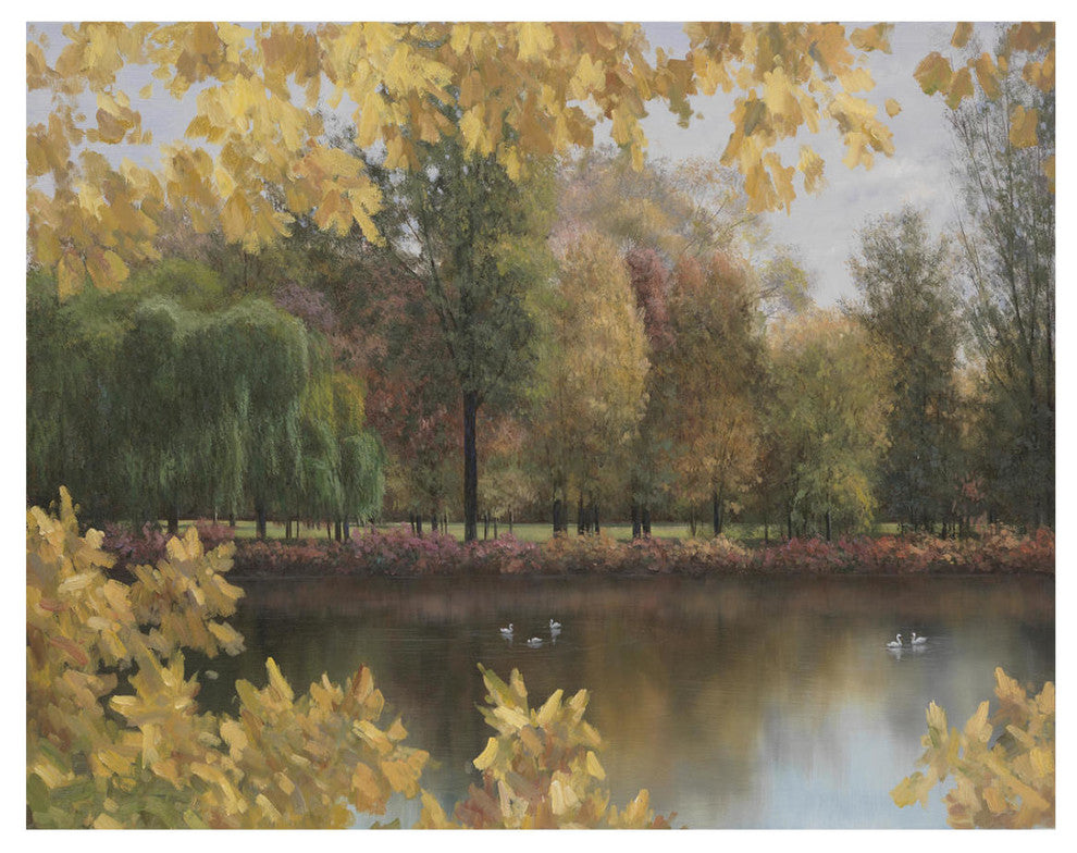 "Golden Palette" Digital Paper Print by Diane Romanello, 26"x22"