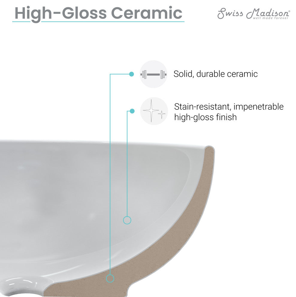 Chateau 30" Right Side Faucet Wall-Mount Bathroom Sink, Right-Side Faucet